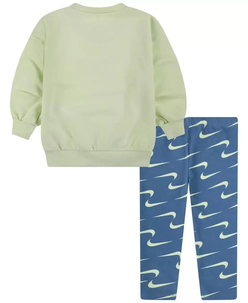 商品NIKE|Toddler Girls 2-Pc. New Impression Graphic Sweatshirt & Leggings Set,价格¥178,第2张图片详细描述