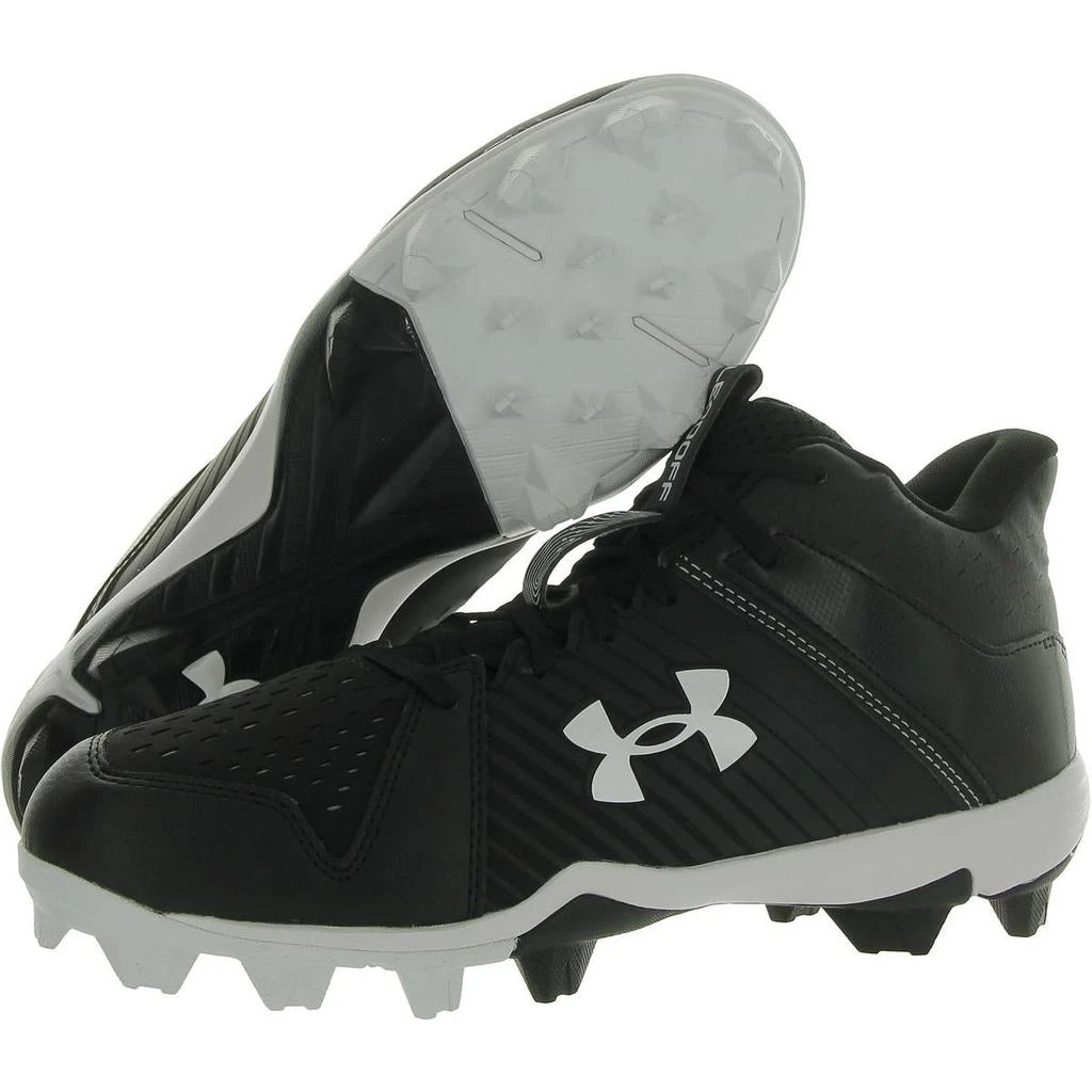 Under Armour Mens Leadoff Mid RM Leather Cleat Baseball Shoes 商品