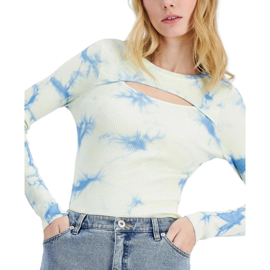 商品INC International|INC Womens Long Sleeve Cutout Pullover Sweater,价格¥62,第1张图片