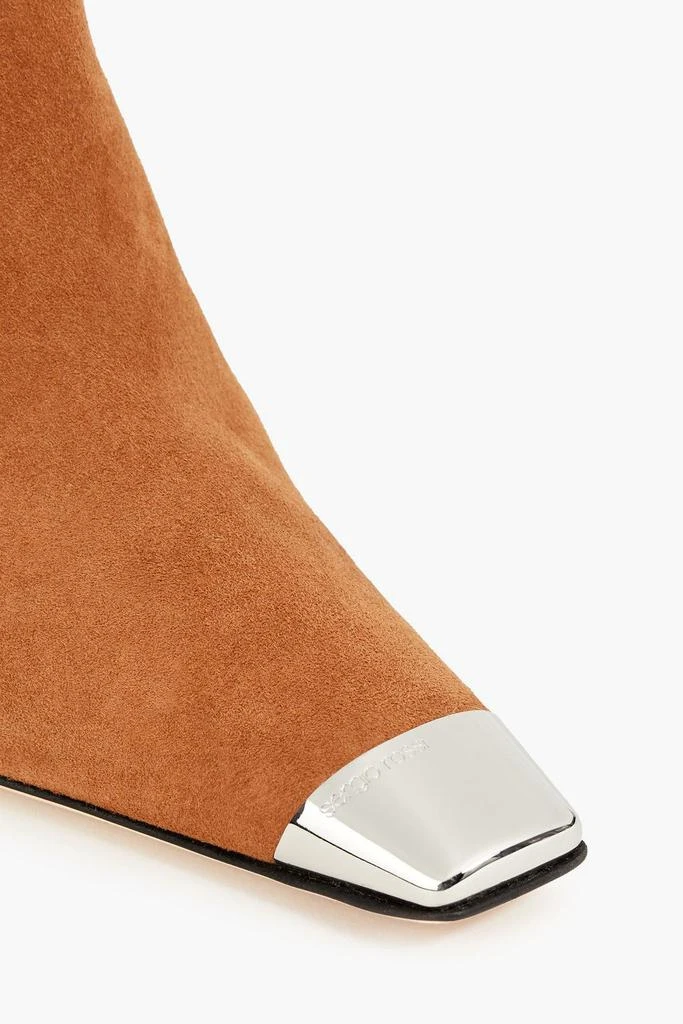 商品Sergio Rossi|Appliquéd suede mules,价格¥2933,第4张图片详细描述