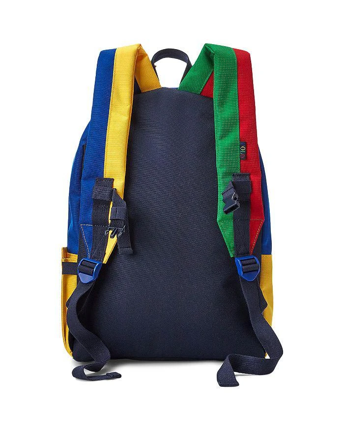 商品Ralph Lauren|Polo Kids Colorblocked Backpack,价格¥478,第5张图片详细描述