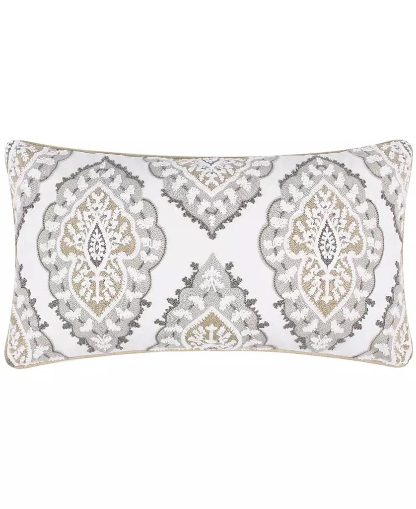 商品Levtex|Pisa Embroidered Decorative Pillow, 12" x 24",价格¥739,第1张图片