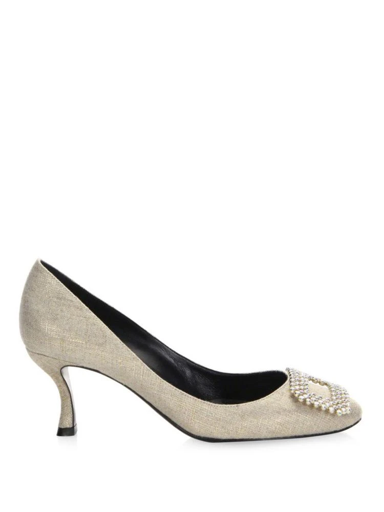 商品Roger Vivier|Vertigo Diadem Satin Pumps,价格¥12578,第5张图片详细描述