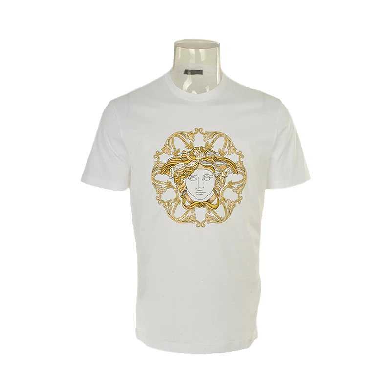 商品Versace|VERSACE JEANS 范思哲牛仔 男士圆领T恤 A732921952A93A,价格¥2274,第1张图片