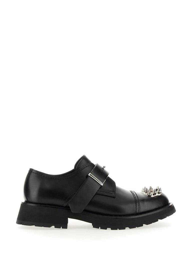 商品Alexander McQueen|ALEXANDER MCQUEEN STUDDED DERBY LOAFER,价格¥5331,第1张图片