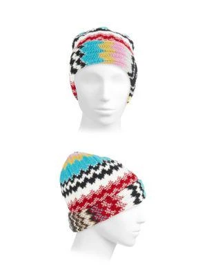 商品Missoni|Zigzag Wool Blend Beanie,价格¥263,第3张图片详细描述