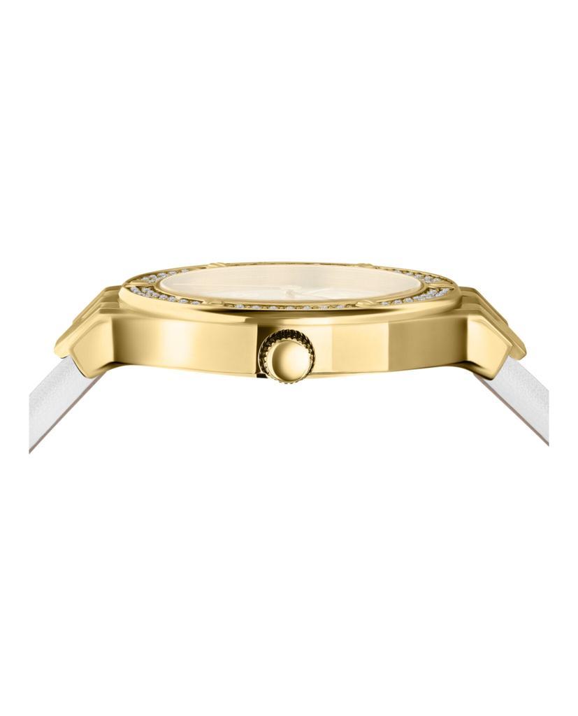 商品Versus Versace|Vittoria Crystal Leather Watch,价格¥1665,第4张图片详细描述