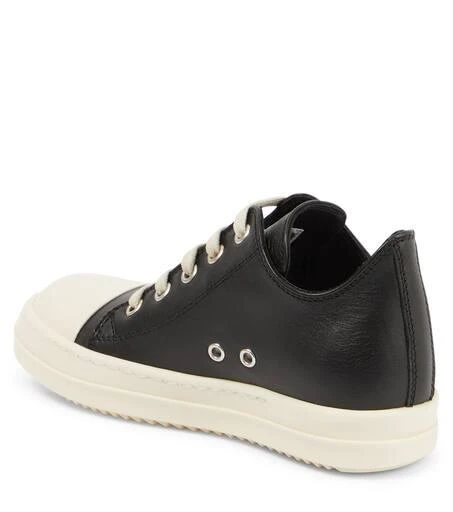 商品Rick Owens|Strobe leather low-top sneakers,价格¥4108,第3张图片详细描述