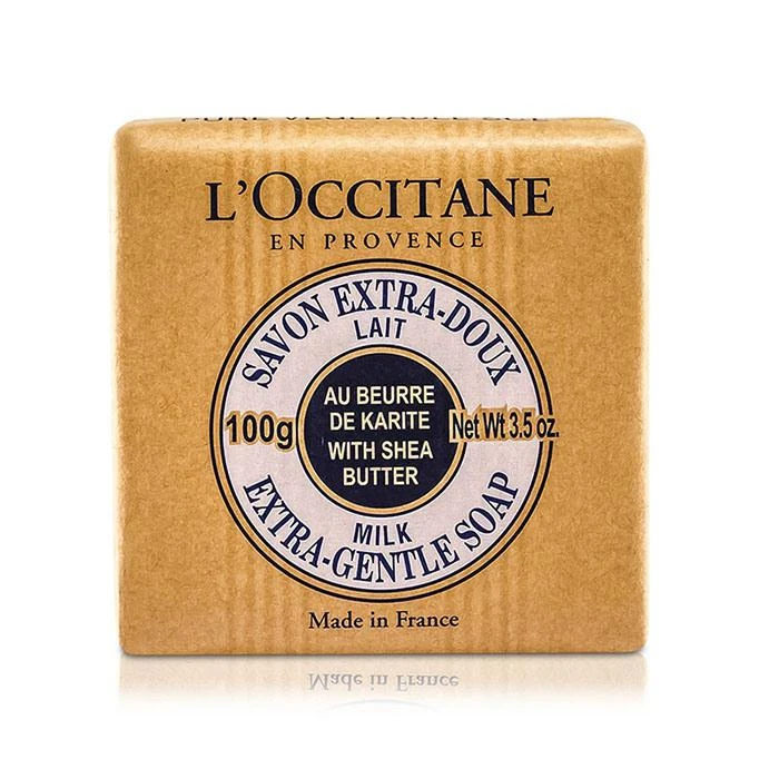 商品L'Occitane|L'Occitane 乳木果牛奶味洁肤皂 身体皂 沐浴皂 100g/3.5oz,价格¥67,第2张图片详细描述