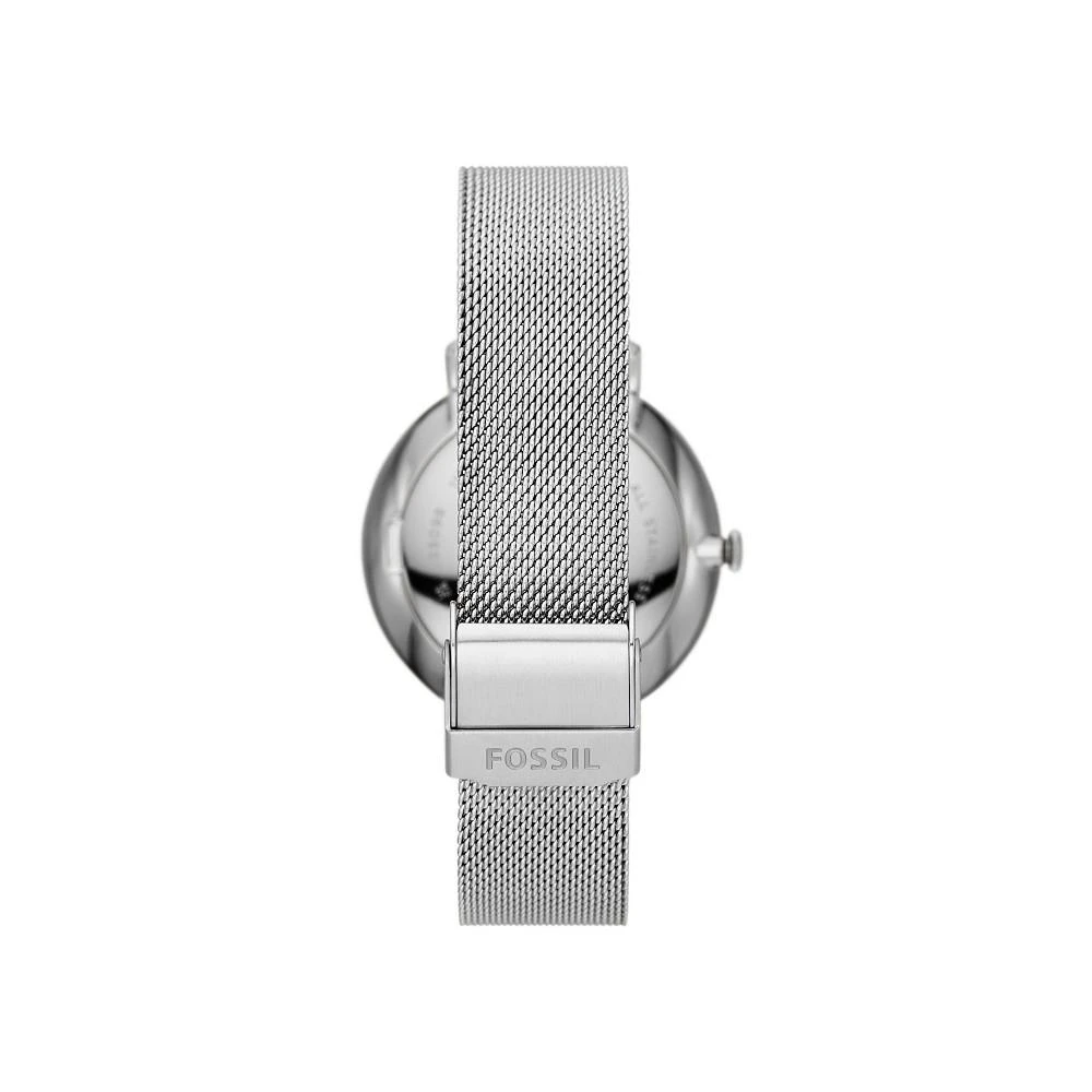 商品Fossil|Women's Jaqueline silver tone multifunction movement, mesh bracelet watch 38mm,价格¥954,第2张图片详细描述