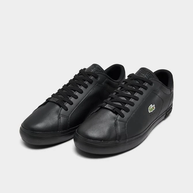 商品Lacoste|Men's Lacoste Powercourt Leather Casual Shoes,价格¥745,第2张图片详细描述