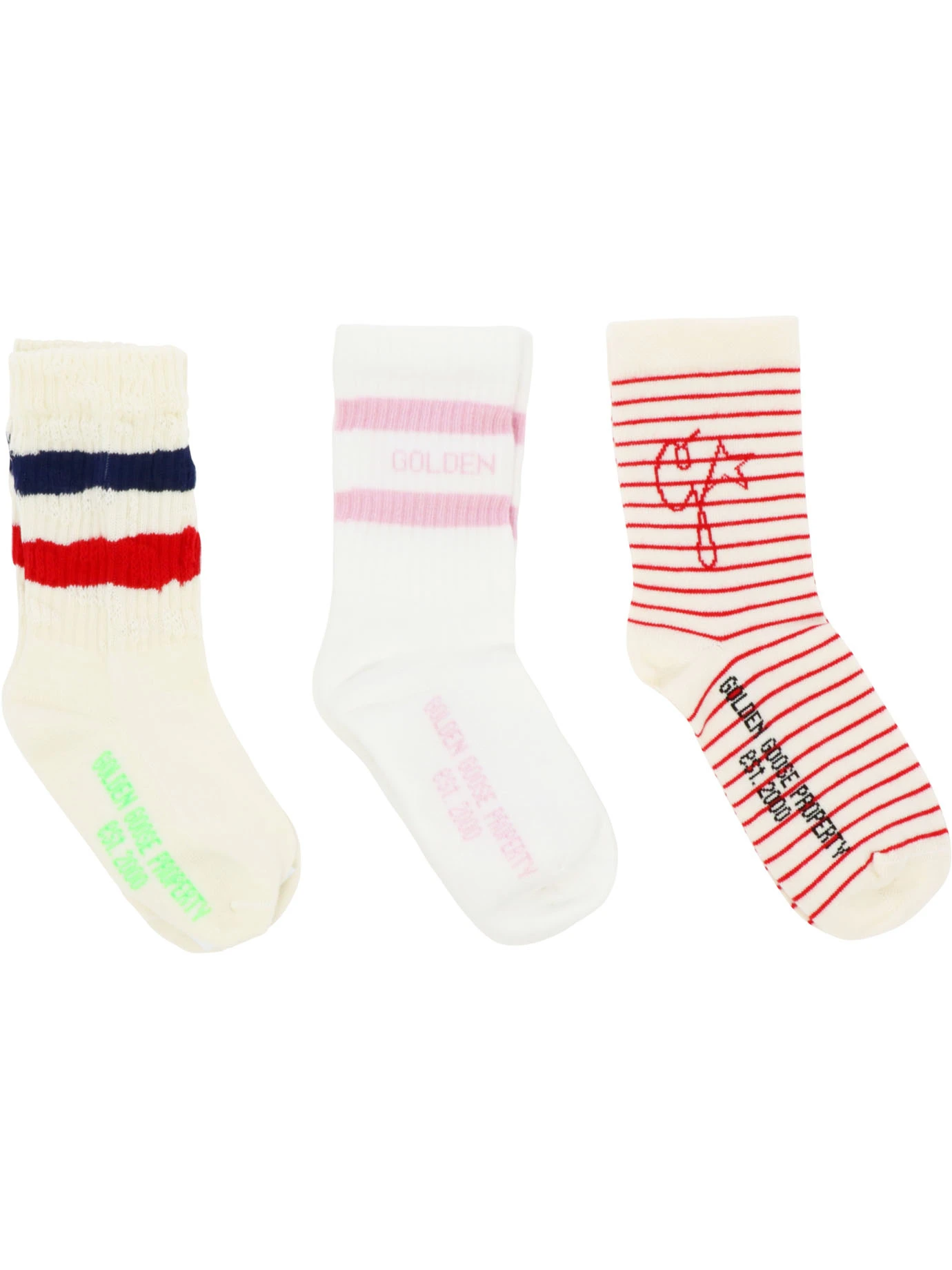 商品Golden Goose|Golden Goose 女童袜子 GKP01436P00111182260 红色,价格¥707,第3张图片详细描述