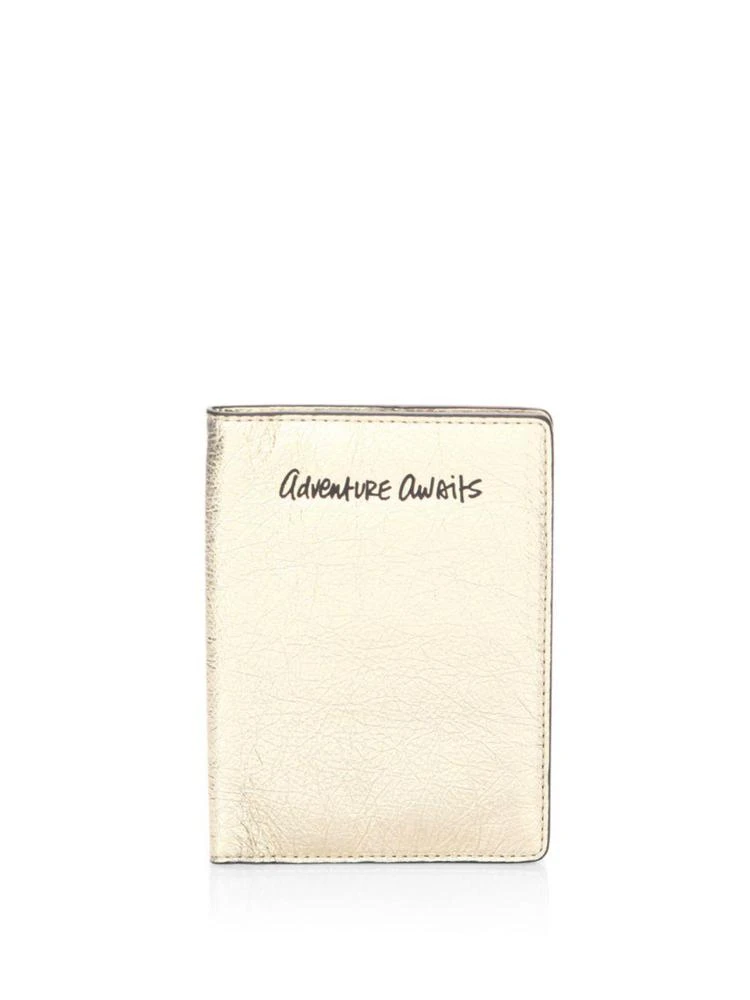 商品Rebecca Minkoff|Adventure Awaits Bi-Fold Leather Passport Case,价格¥237,第1张图片