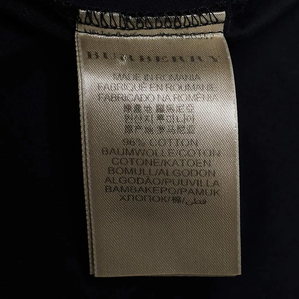 商品[二手商品] Burberry|Burberry Black Stretch Cotton Button Front Shirt S,价格¥808,第5张图片详细描述