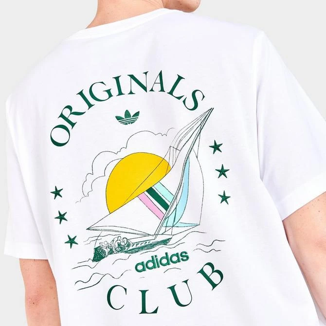 Men's adidas Originals Sport Resort Sailing Graphic Print Short-Sleeve T-Shirt 商品