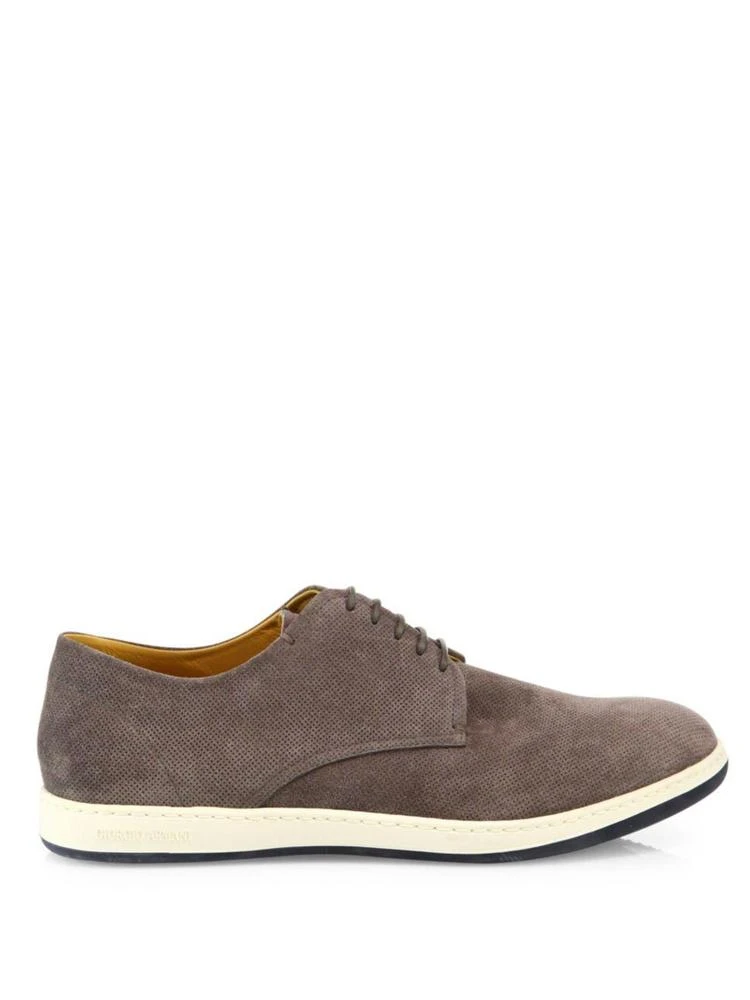 商品Giorgio Armani|Perforated Suede Derby Shoes,价格¥4086,第5张图片详细描述