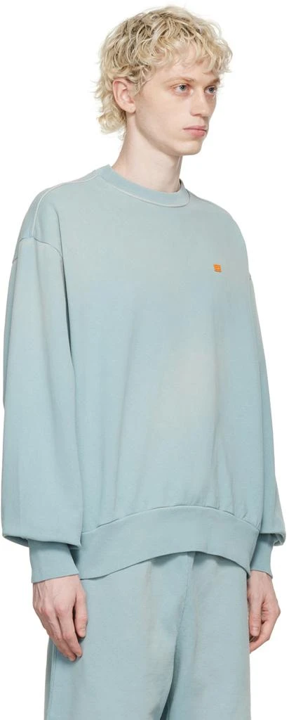 商品Acne Studios|Blue Crewneck Sweatshirt,价格¥908,第2张图片详细描述