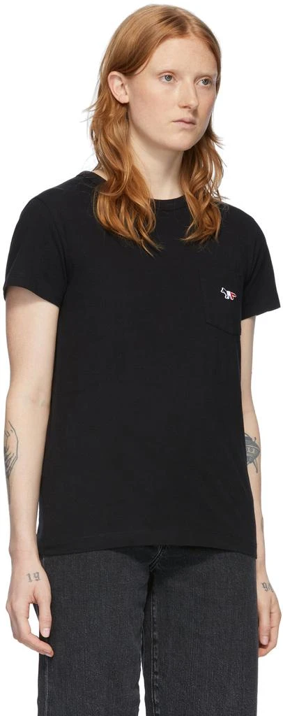 商品Maison Kitsune|Black Pocket T-Shirt,价格¥347,第2张图片详细描述