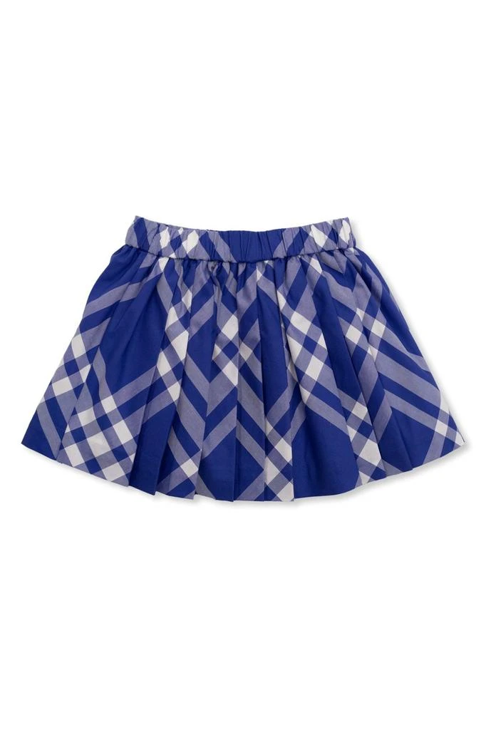 商品Burberry|Burberry Kids Checked Pleated Skirt,价格¥1456,第2张图片详细描述