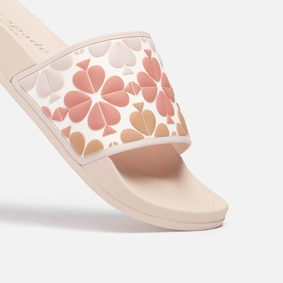商品Kate Spade|KATE SPADE NEW YORK WOMEN'S OLYMPIA SLIDE SANDALS - MULTI/OPTIC WHITE,价格¥159,第5张图片详细描述