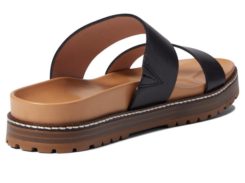 商品Madewell|The Charley Double-Strap Slide Sandal,价格¥556,第7张图片详细描述