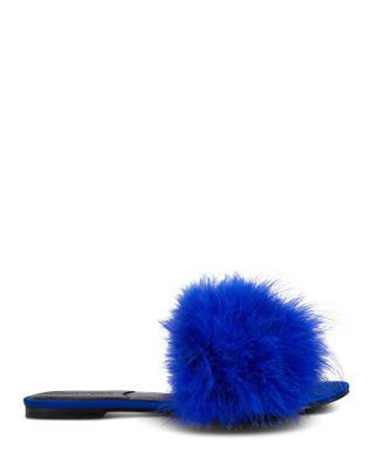 商品Kendall + Kylie|人造毛休闲拖鞋,价格¥454,第2张图片详细描述