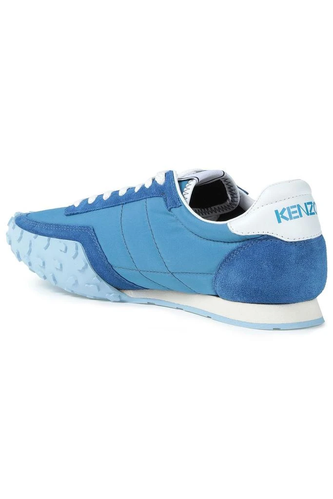商品Kenzo|Appliquéd suede and shell sneakers,价格¥402,第3张图片详细描述