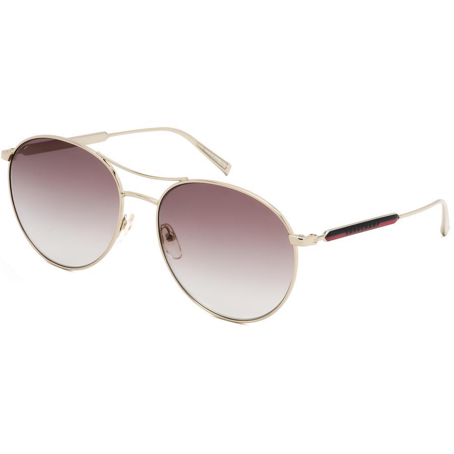 商品Longchamp|Longchamp Ladies Gold Tone Round Sunglasses LO133S72259,价格¥304,第1张图片