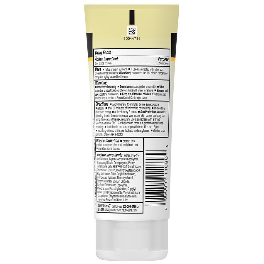 商品Neutrogena|Sheer Zinc Sunscreen Lotion SPF 50,价格¥56,第5张图片详细描述