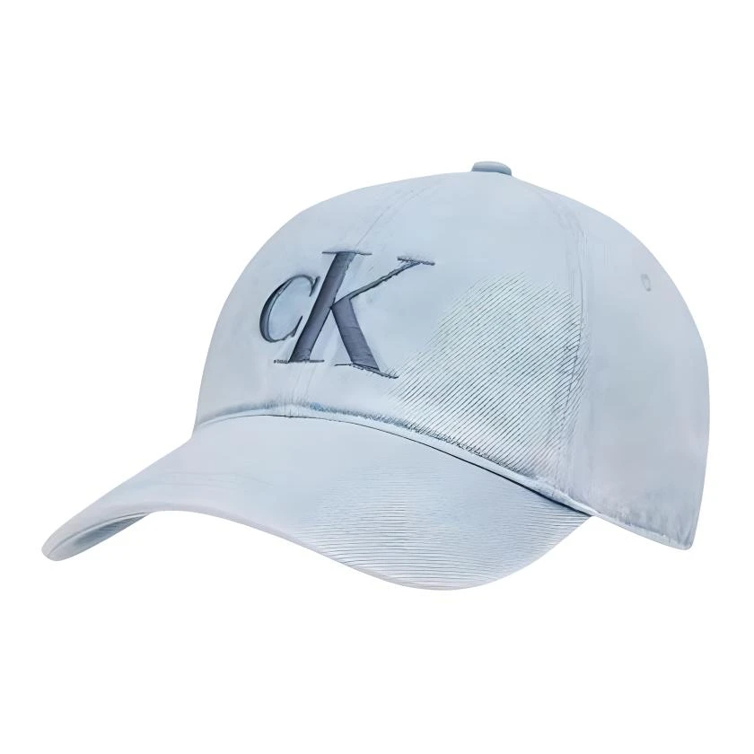 商品[国内直发] Calvin Klein|[预售3天]CALVIN KLEIN 字母标识 - 鸭舌帽 男女同款情侣款 蓝色,价格¥298,第4张图片详细描述