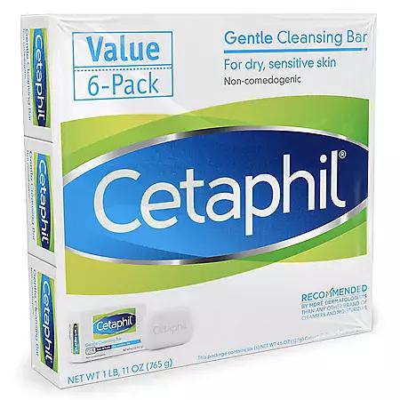 Cetaphil Gentle Cleansing Bar (4.5 oz., 6 pk.)商品第3张图片规格展示