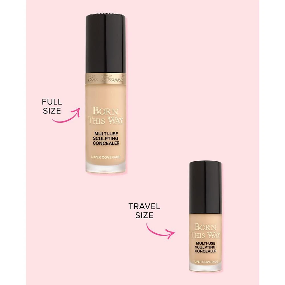 商品Too Faced|Born This Way Super Coverage Multi-Use Sculpting Concealer, Travel Size,价格¥121,第5张图片详细描述
