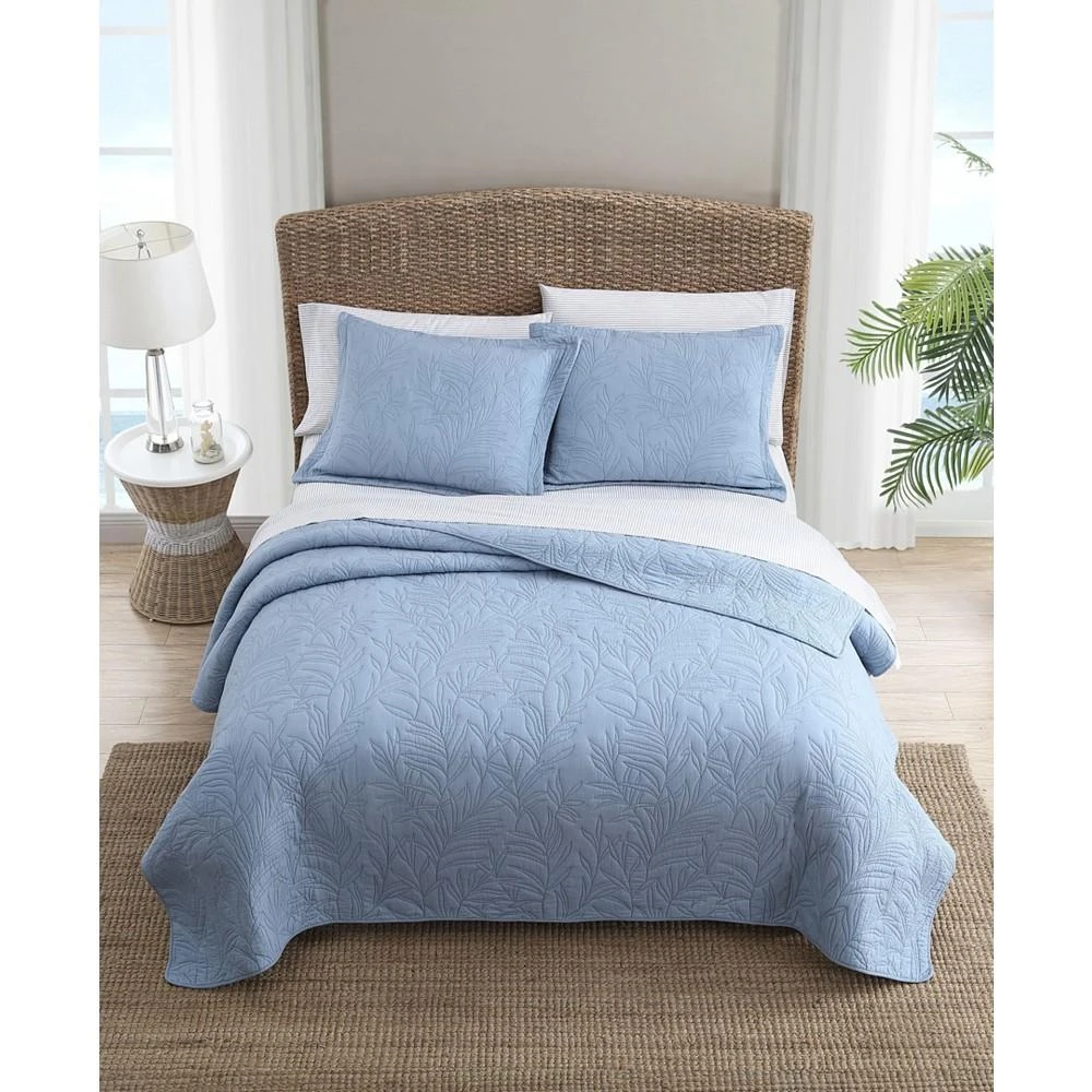 商品Tommy Bahama|Tommy Bahama Solid Costa Sera Cotton Reversible Quilt,价格¥1042,第3张图片详细描述