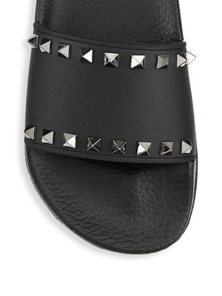 商品Valentino|Valentino - Valentino Garavani Rockstud Pool Slides,价格¥1818,第3张图片详细描述