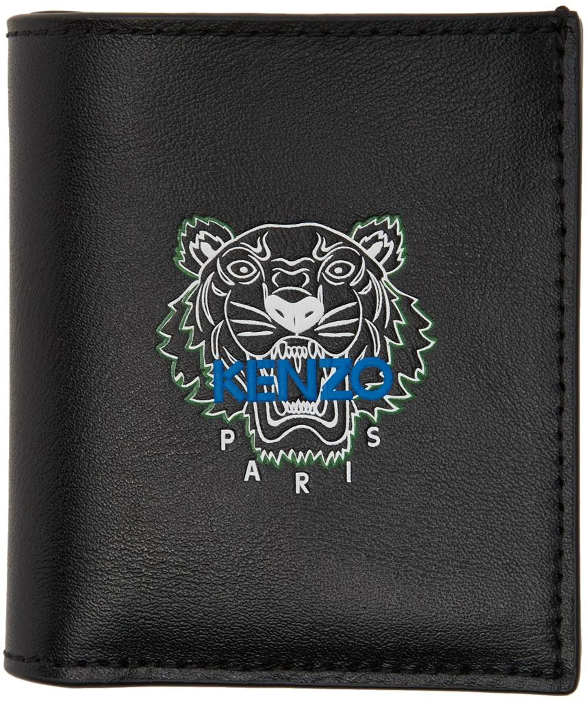 商品Kenzo|Black Tiny Tiger Wallet,价格¥1092,第1张图片