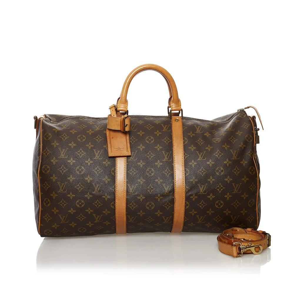 Louis Vuitton Brown Monogram Keepall Bandouliere 50 商品
