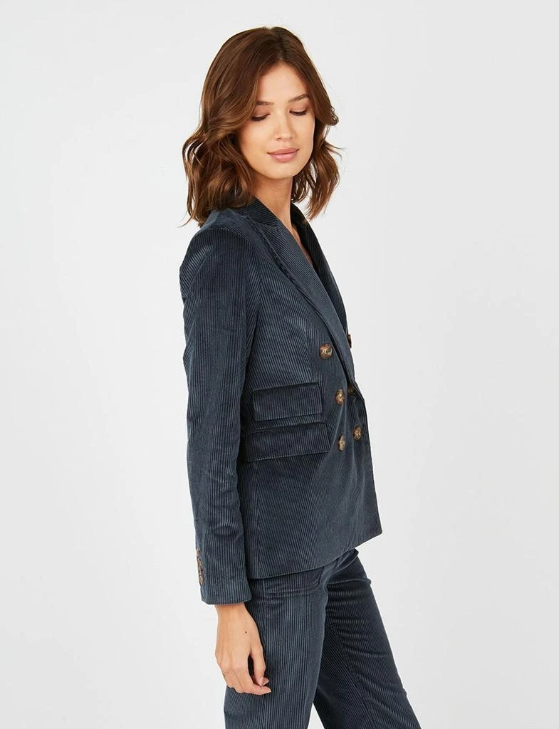 商品INES DE LA FRESSANGE|Maurice blue velvet jacket,价格¥2670,第4张图片详细描述