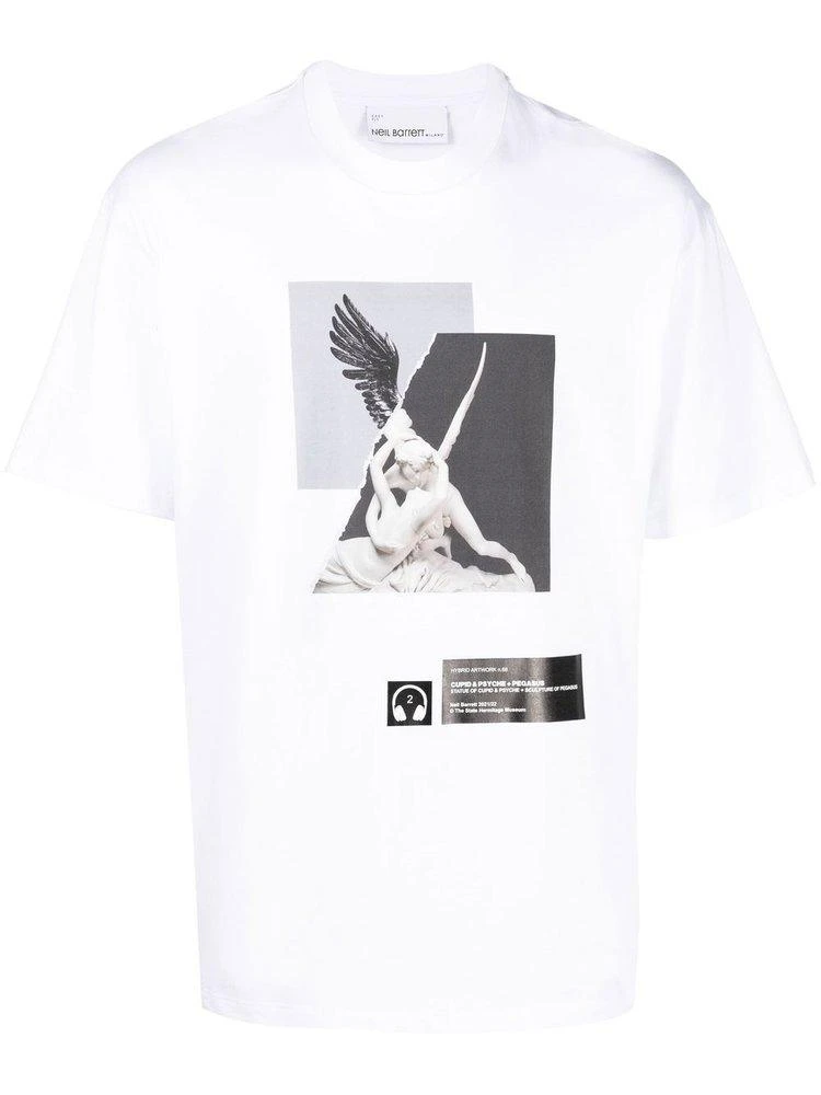 商品Neil Barrett|Neil Barrett Graphic Print T-Shirt,价格¥1248,第1张图片