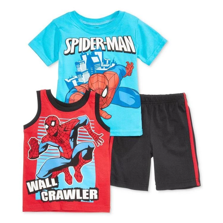 商品Nannette|Spider-Man Cotton T-Shirt, Tank Top & Shorts Set, Toddler & Little Boys (2T-7),价格¥73,第1张图片