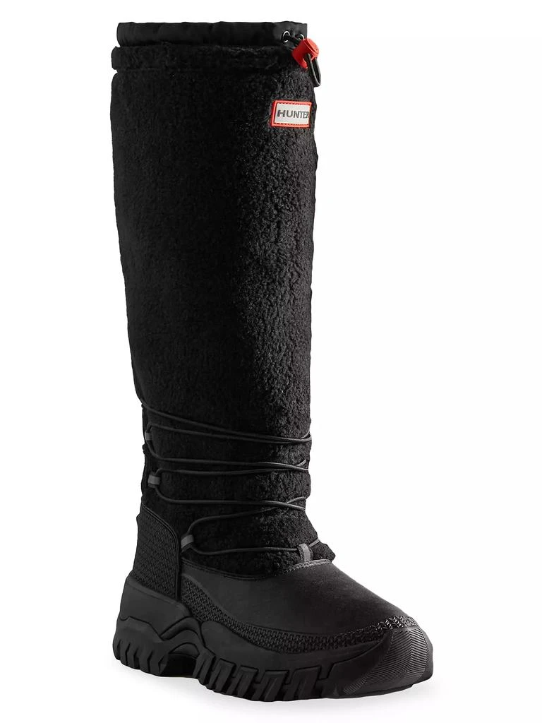 商品Hunter|Women's Wanderer Tall Sherpa Snow Boots,价格¥523,第2张图片详细描述