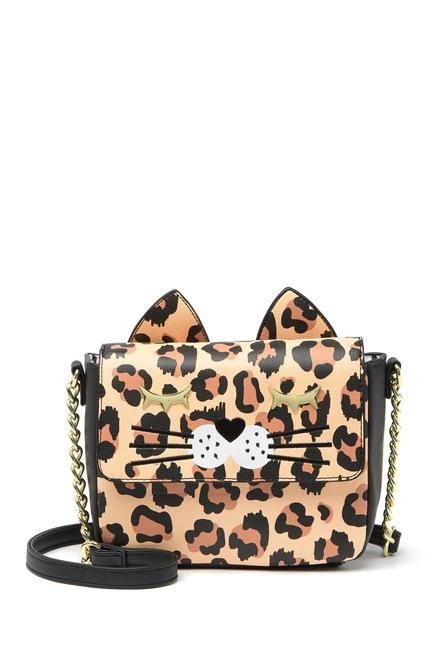 商品Betsey Johnson|Meoww Mid Size Kitsch Animal Crossbody Bag,价格¥152,第1张图片