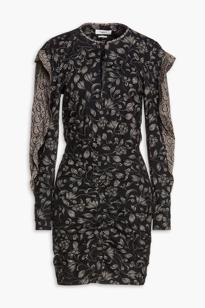 商品Isabel Marant Étoile|Ruffled floral-print cotton mini dress,价格¥1184,第1张图片