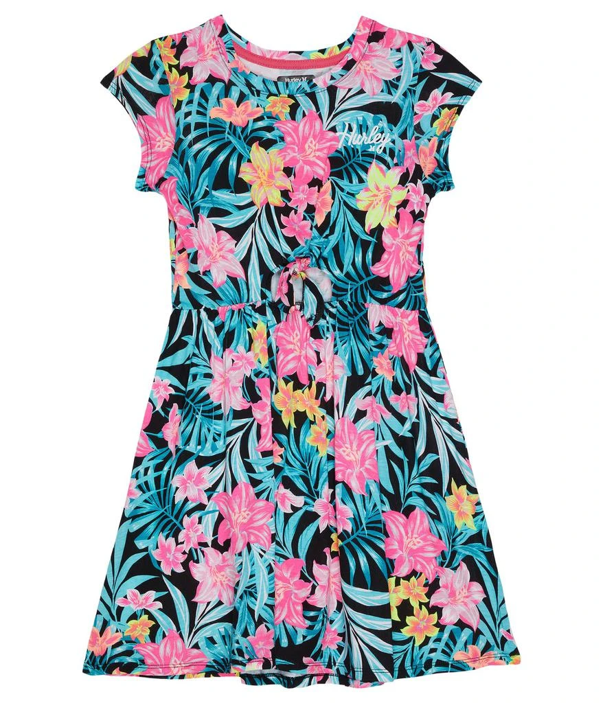 商品Hurley|Short Sleeve Cutout Dress (Big Kids),价格¥217,第1张图片