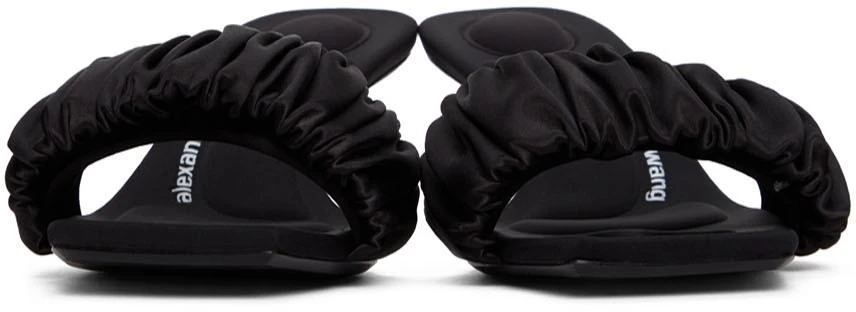 商品Alexander Wang|Black Scrunchie Jessie Heeled Sandals,价格¥4255,第2张图片详细描述