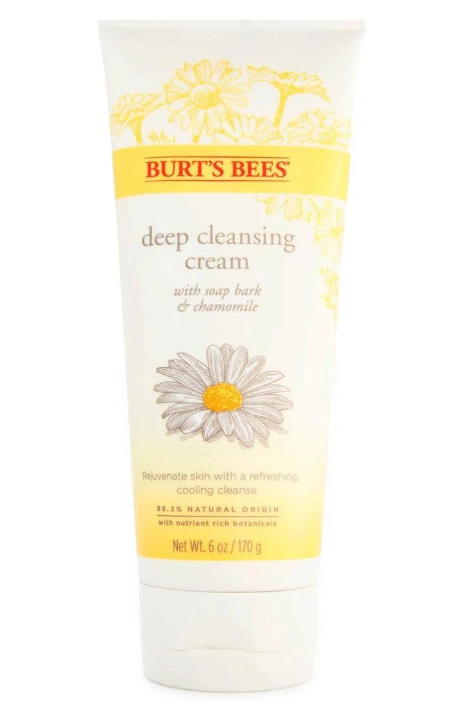 商品Burt's Bees|Facial Deep Cleansing Cream with Soap Bark & Chamomile - 6.0 oz.,价格¥61,第1张图片