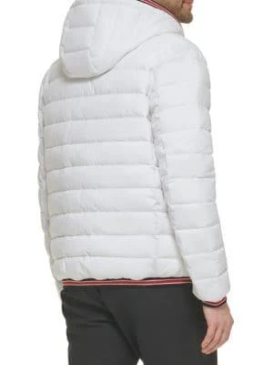 商品Calvin Klein|Faux Fur Lined Hooded Puffer Jacket,价格¥263,第2张图片详细描述