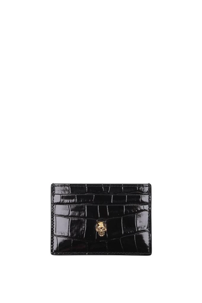 商品Alexander McQueen|Document holders Leather Black,价格¥1299,第1张图片