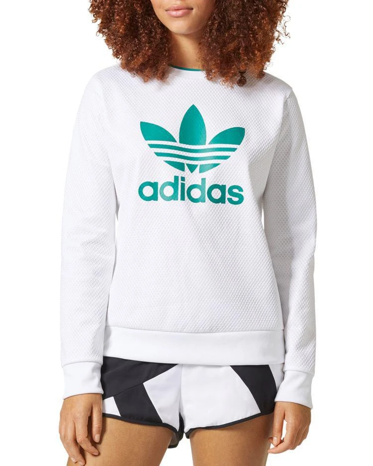 商品Adidas|Textured Logo 卫衣,价格¥365,第1张图片