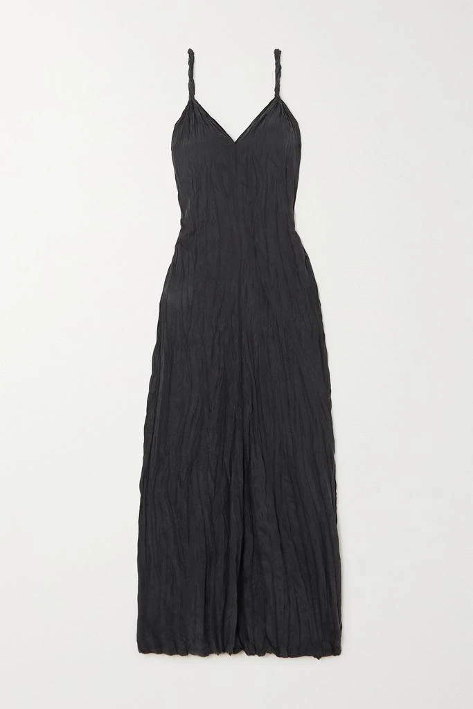 商品Totême|拧绕式褶皱真丝超长连衣裙  - DK34,价格¥3120,第1张图片