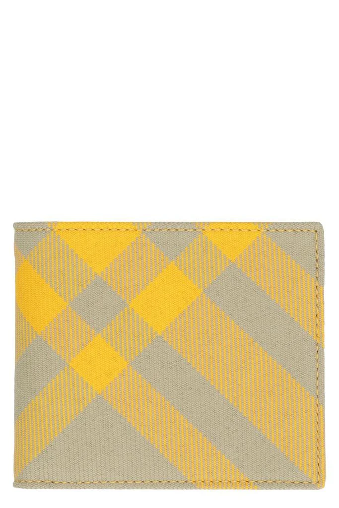 商品Burberry|Burberry Checked Fabric Wallet,价格¥1904,第1张图片